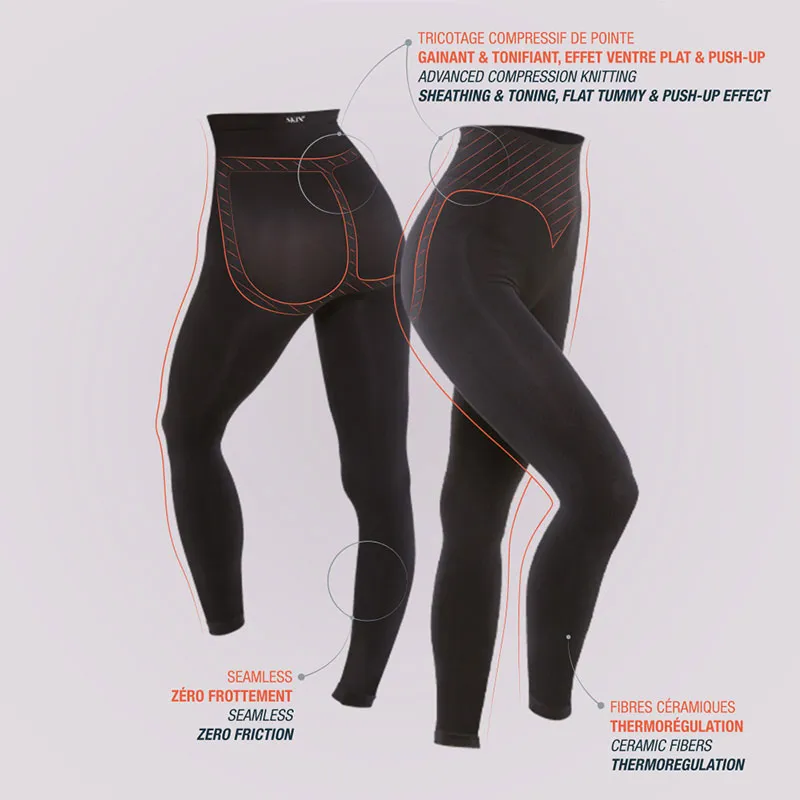 Legging push up taille haute  Mum+ - Noir-3