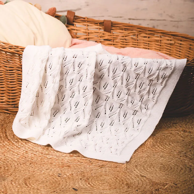 Couverture crochet - Blanc-0