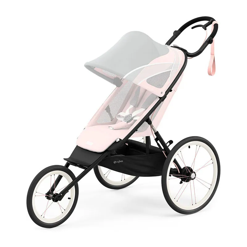 Poussette Running Avi Black Pink/Silver Pink - 6m+-3