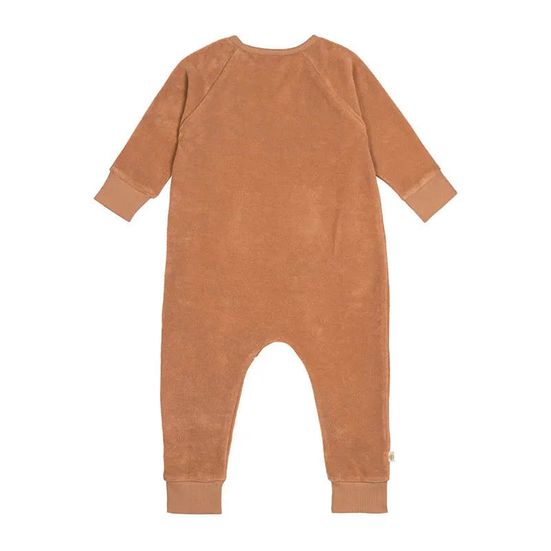 Pyjama sans pied en éponge Caramel - Lassig-1