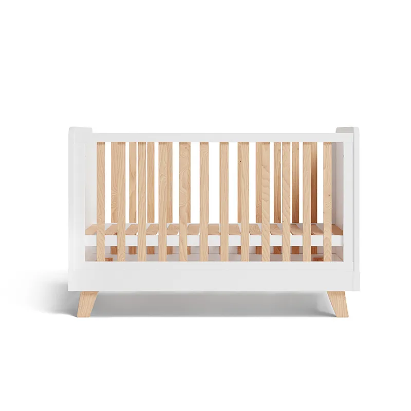 Lit bébé Cocon barreaux Blanc - 70x140cm-1