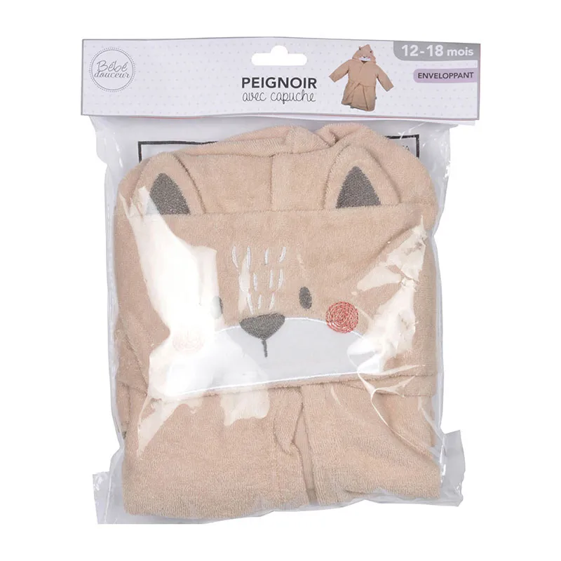 Peignoir Forêt Renard - 12-24m-1