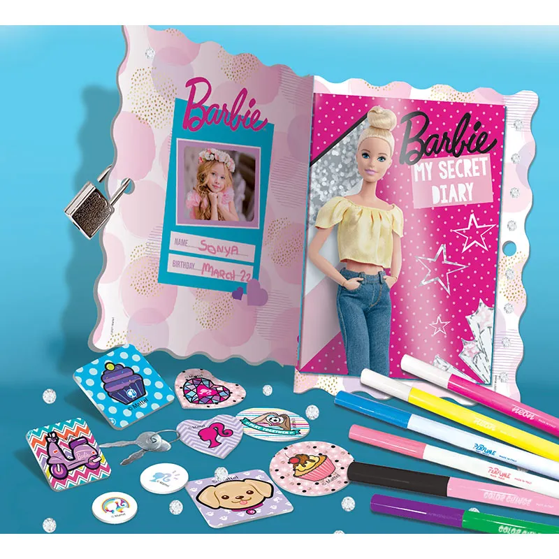 Mon journal secret Barbie 10pcs - 5+-1