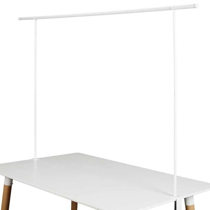 Barre déco de table ajustable Blanc - 250x4x90cm-0