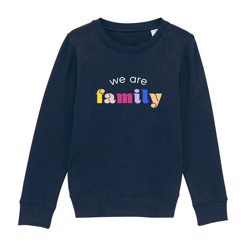 Sweat Garçon We are family - Navy-0