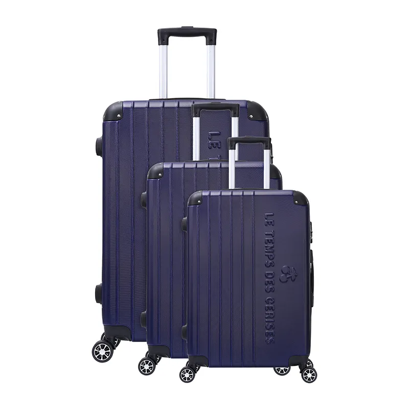 Set de 2 valises Bari 60/70 cm - 56/83L - Navy-1