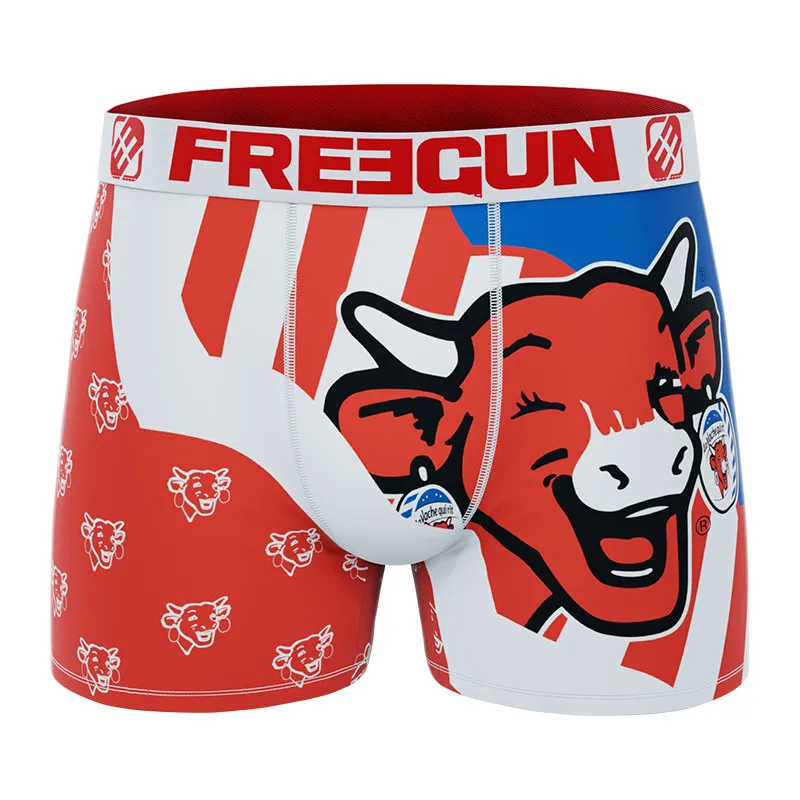 3 boxers homme La Vache Qui Rit - Rouge/Bleu/Blanc-2