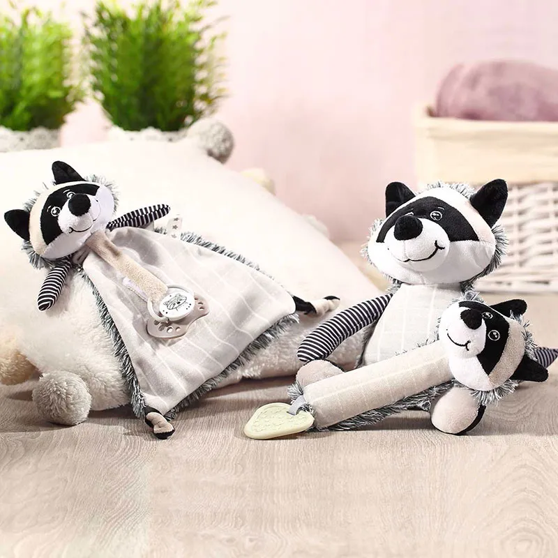Jouet couineur Racoon Rocky - 0m+-5