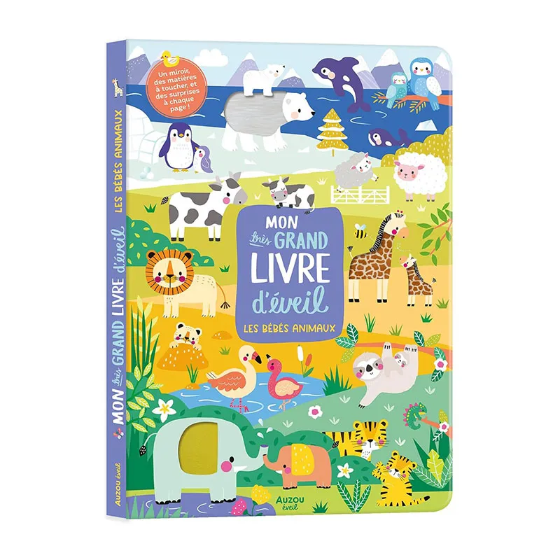 Mon très grand livre d'éveil Les bébés animaux - 12m+-0