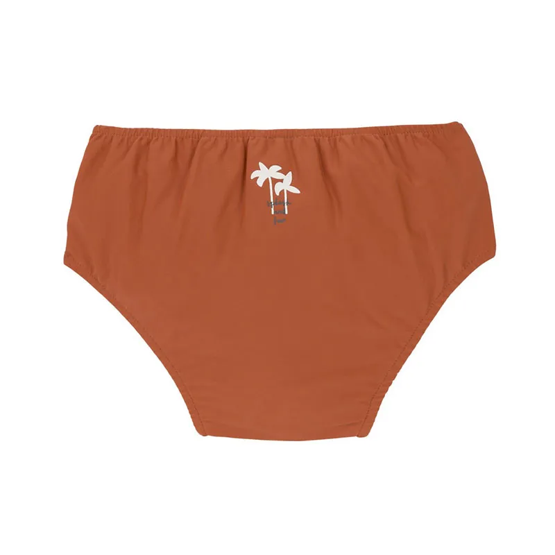 Couche de bain avec boutons pressions - Rouille-2