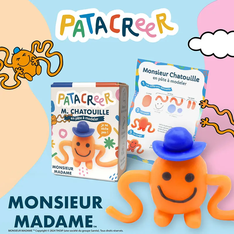 Kit Mr Chatouille en pâte à modeler Patalege - 13m+-1