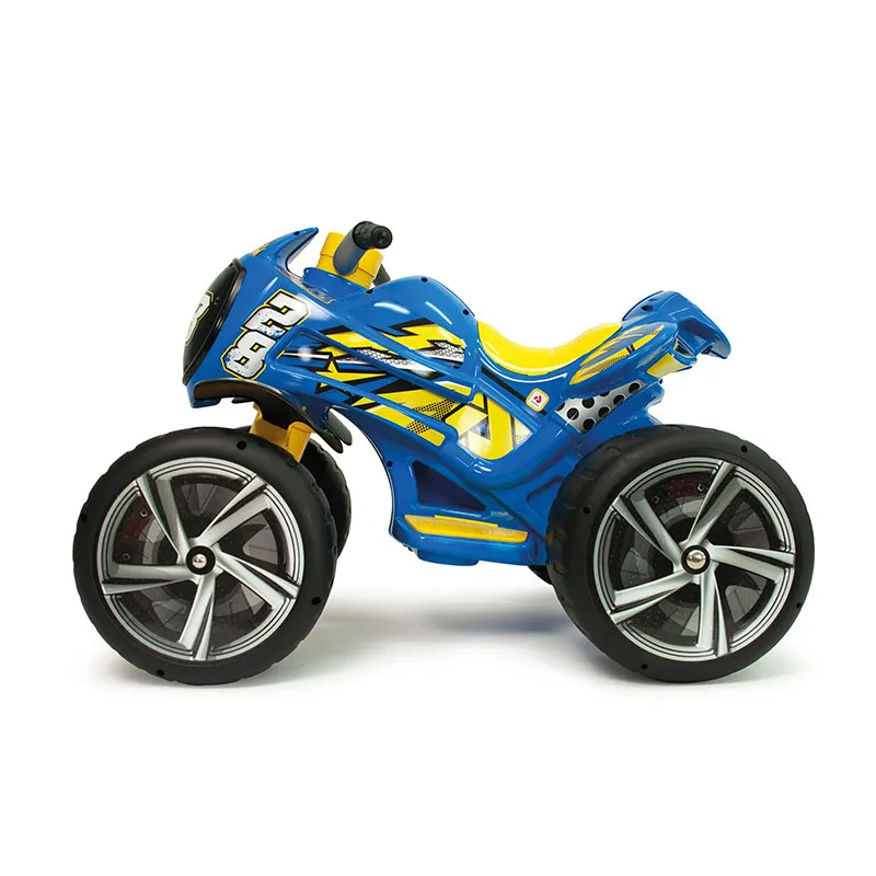 Quad élec. Flammes Bleu/Jaune - 36m+-1