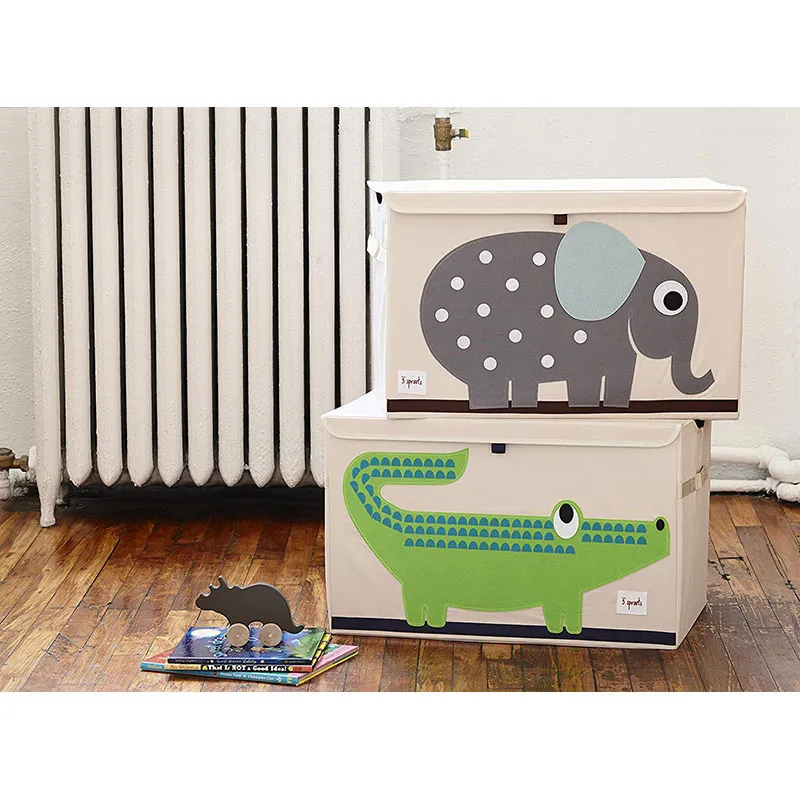 Coffre à jouets Crocodile - 60x38x36cm-2