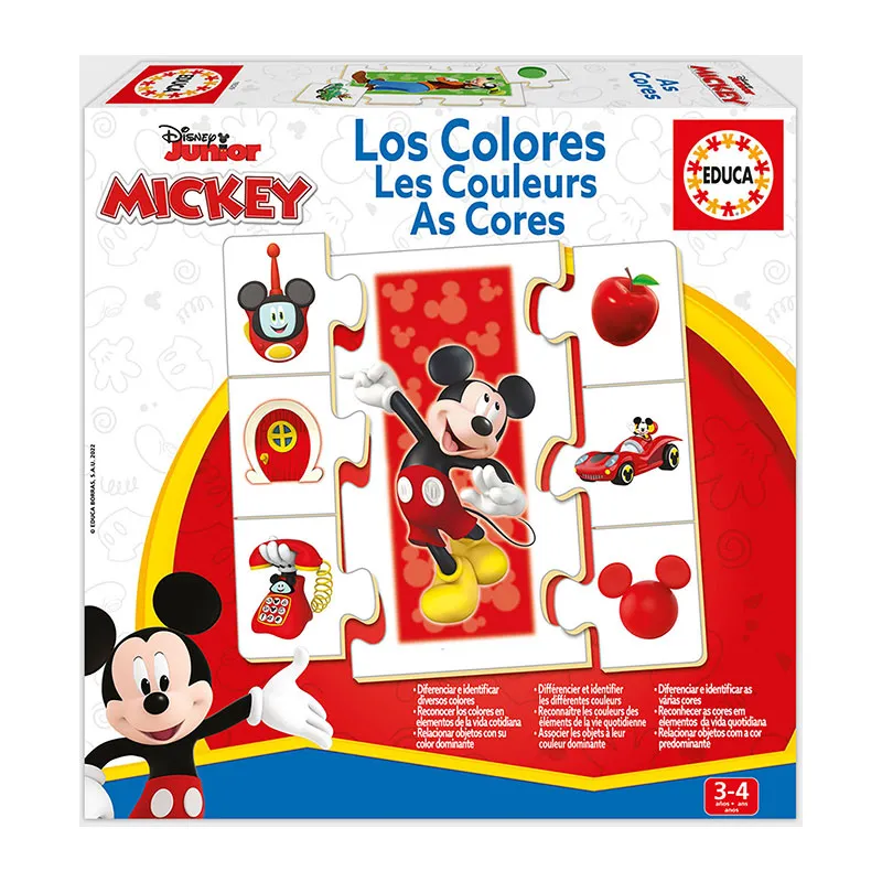 Jeu d'association Les Couleurs Mickey - 36m+-0