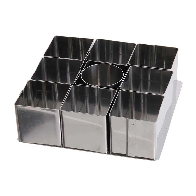 Moule Gâteau Inox - 29pcs-0