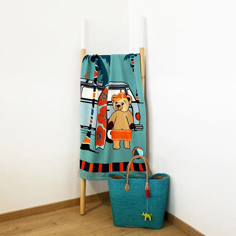 Serviette de plage enfant Surfista - 70x140cm-1