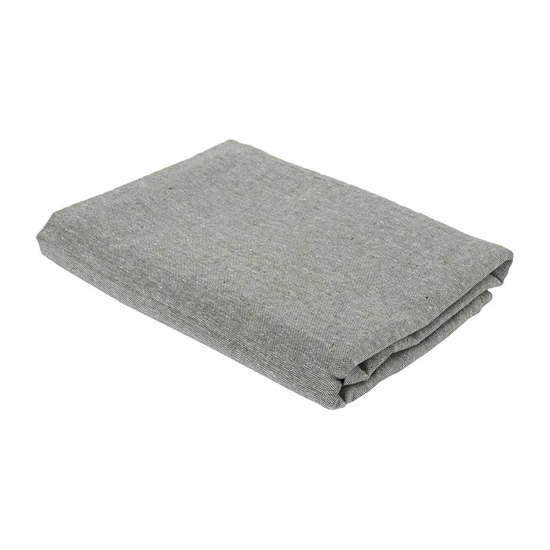 Nappe Coton Vert olive - 140x250cm-0