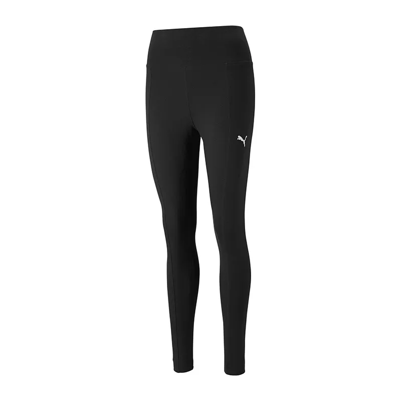 Legging Femme taille haute Her - Noir/Logo Blanc - PUMA-1