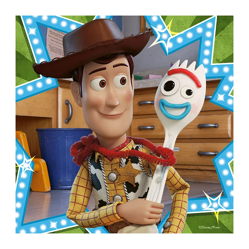 3 Puzzles 49pcs Toy Story 4 - 5+-3