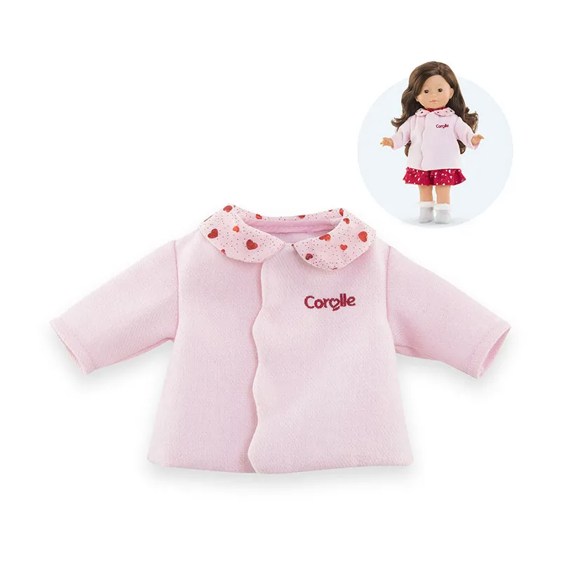 Manteau Pétales de cœurs poupée ma Corolle 36cm - 4+-0