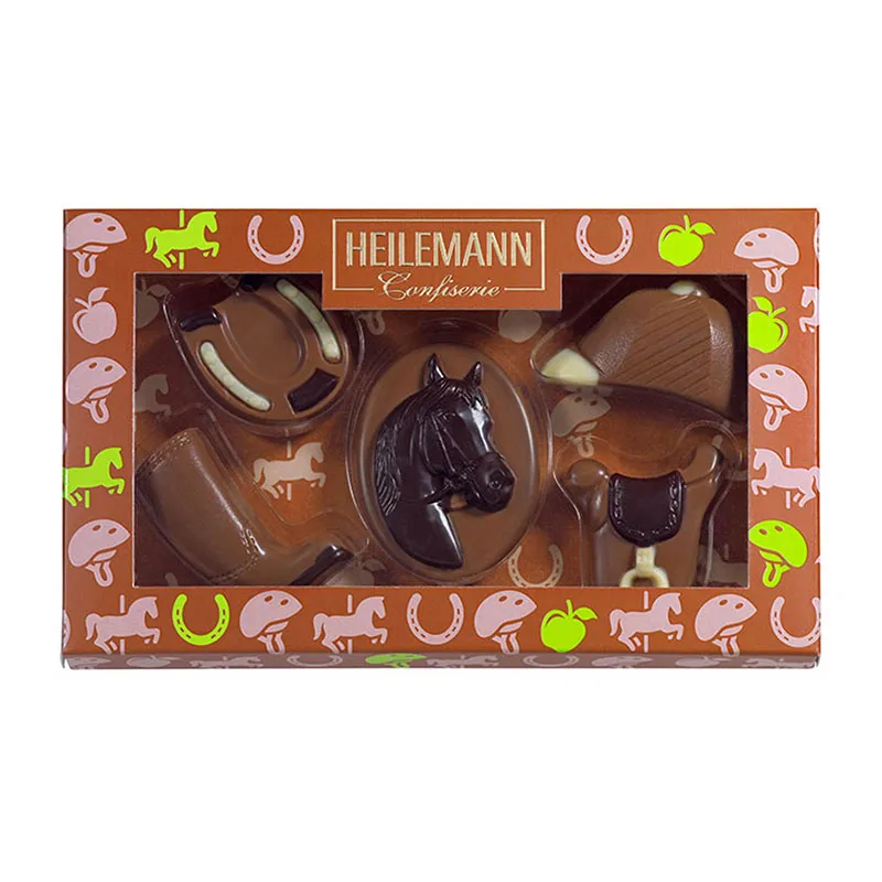 Coffret Cheval chocolat au lait - 100g-0