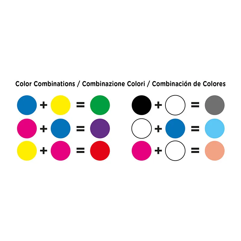 Tubes de gouache avec palette et pinceau 10ml - 7pcs-2