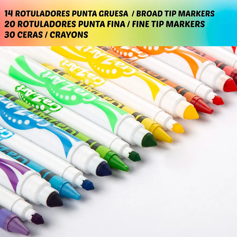 Coffret art coloriage Lavable - 64pcs-5