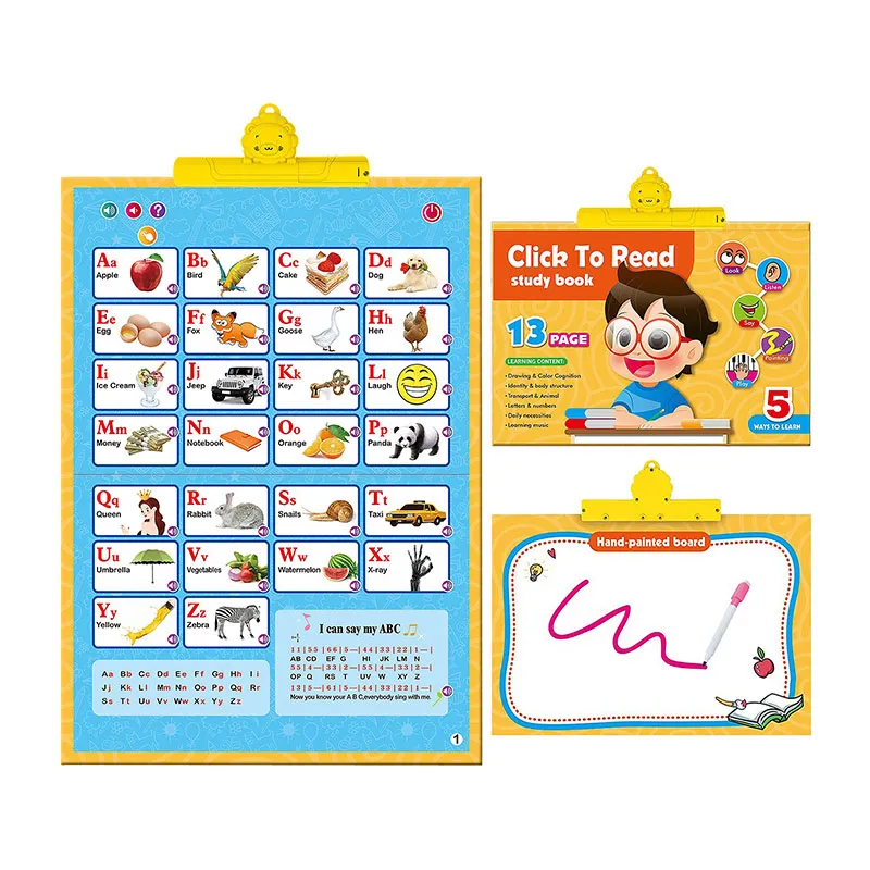 Livre d'apprentissage de l'anglais Sons & Tableau - 36m+-0