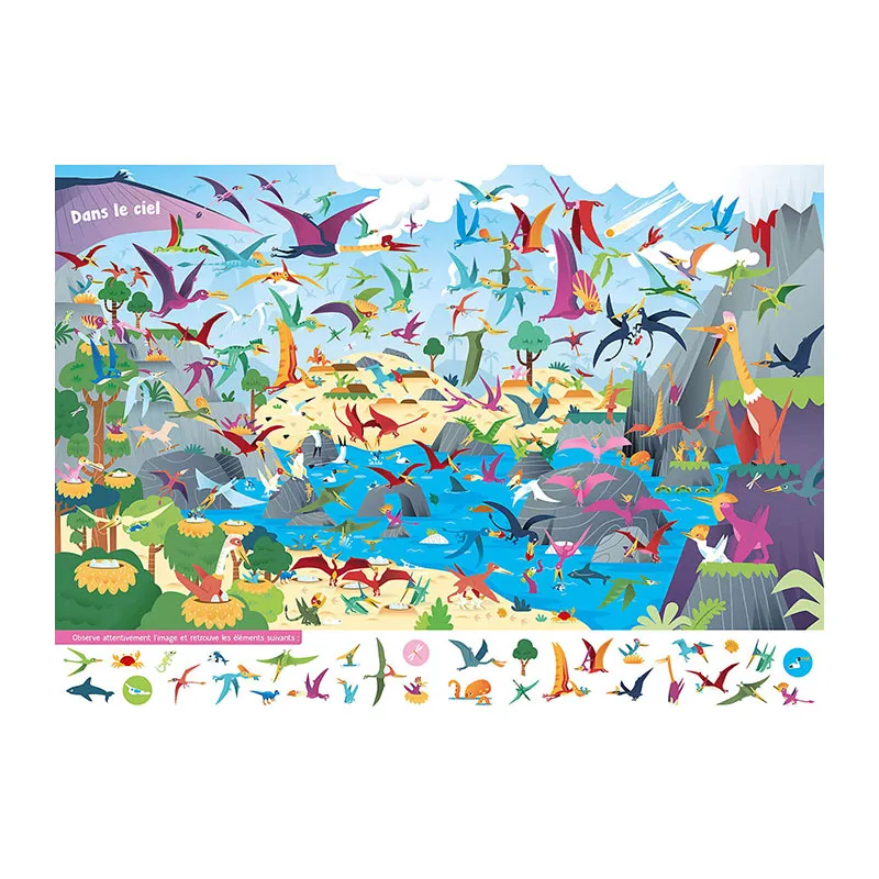 Album Cherche & Trouve Dinosaures - 5+-1