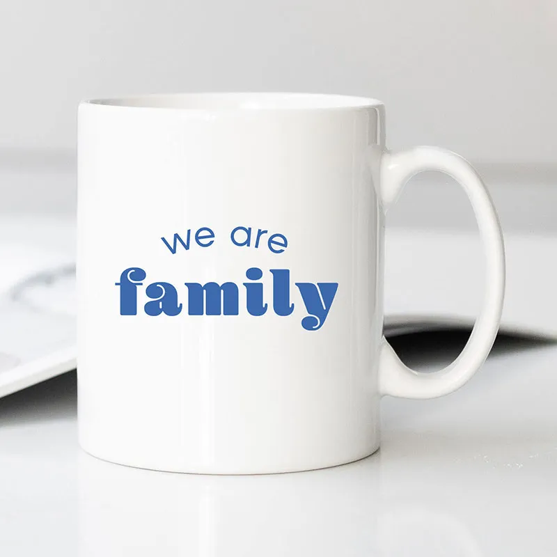 Mug We are family coeur - Blanc-0