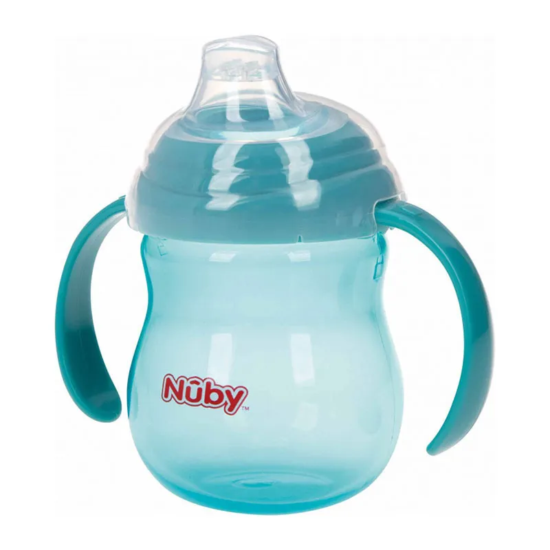 Gobelet anti-goutte avec anses 270ml Aqua - 6m+-0