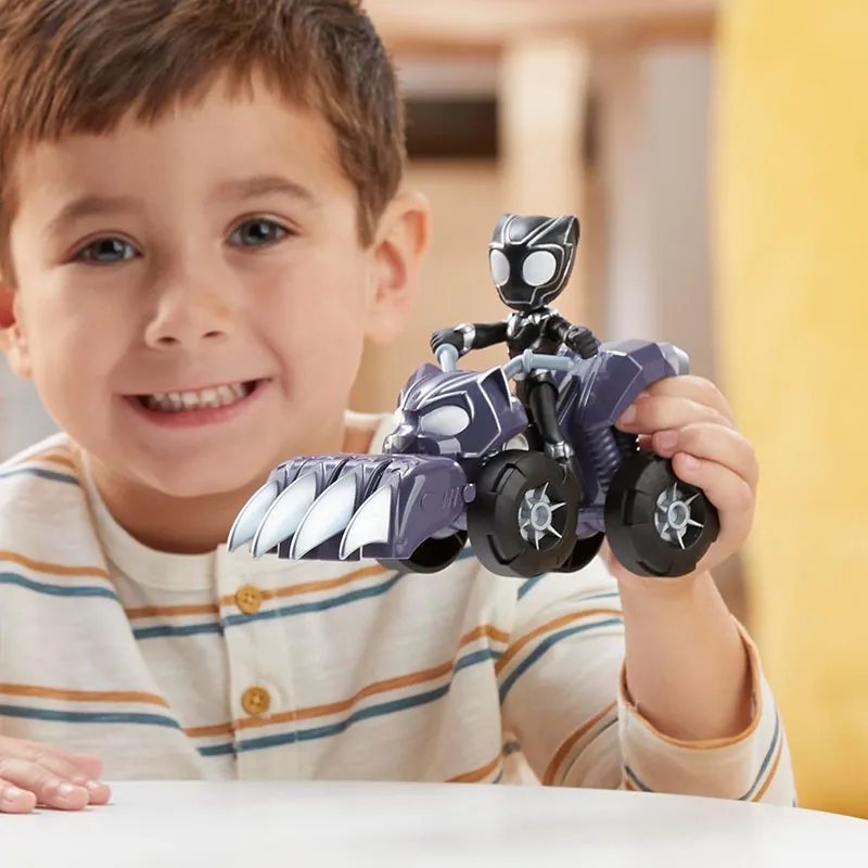Coffret Black Panther & moto Spidey - 36m+-8