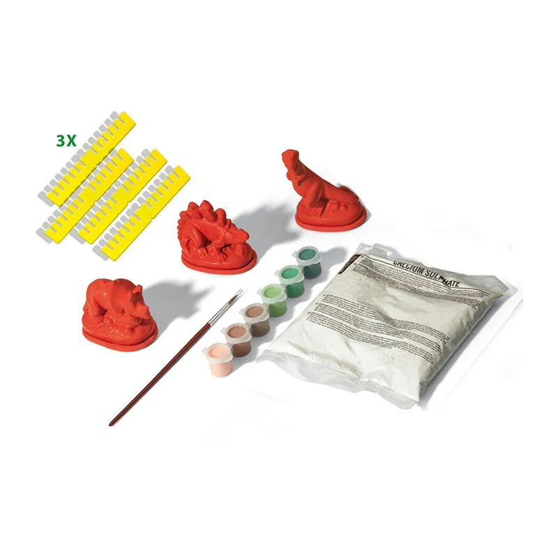 Moulage & peinture Dinosaures - 5+-1