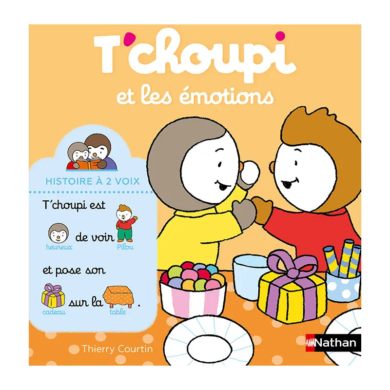 T'Choupi et les émotions Histoire à 2 voix - 24m+-0