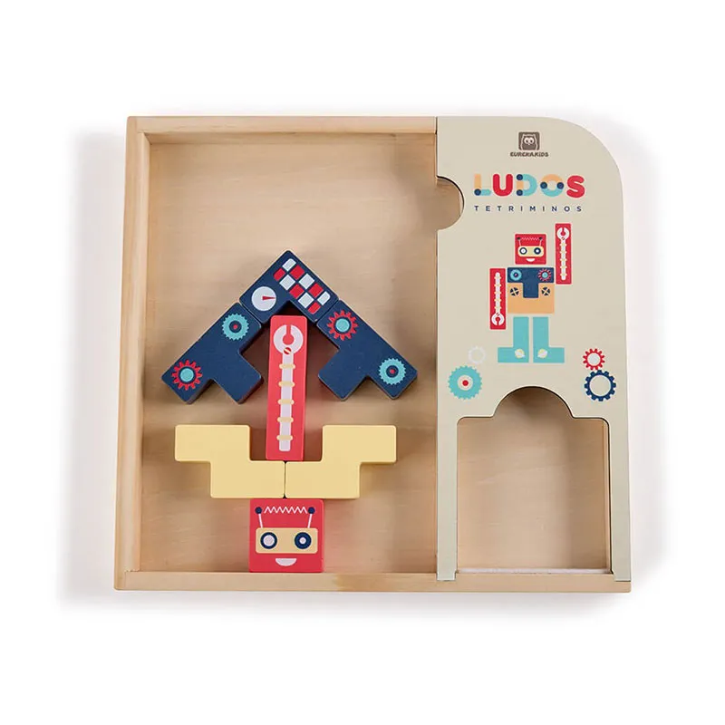 Jeux de tetris en bois Ludos - 36m+-10