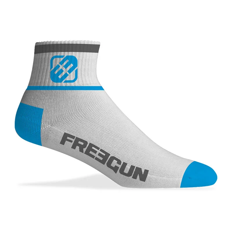 6 paires de socquettes Homme Logo - Noir/Gris/Blanc/Bleu-5