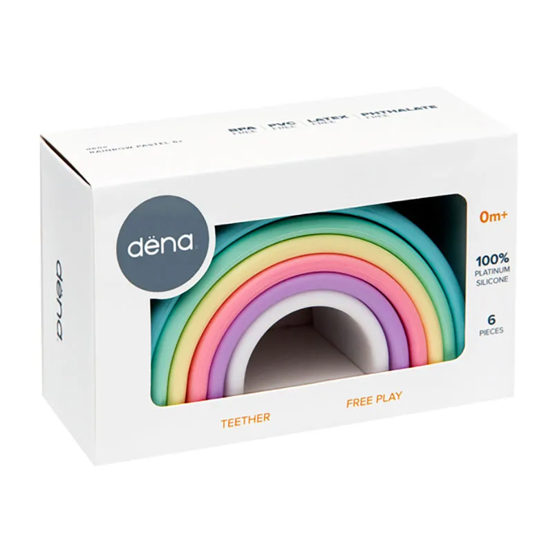 Jouet de dentition Arc-en-ciel Dëna - 0m+-8