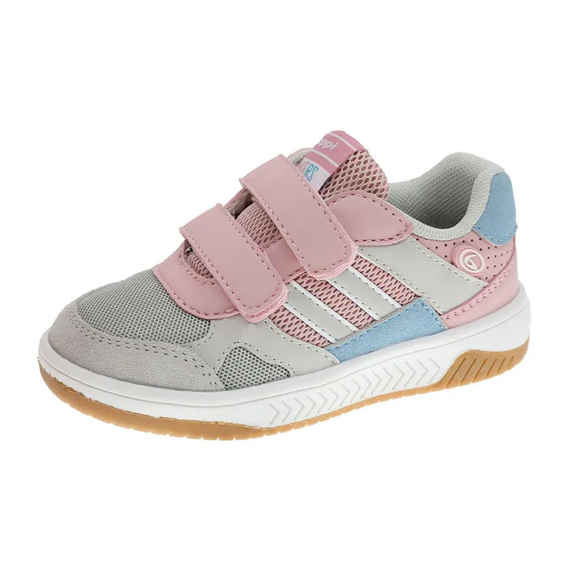 Baskets double scratch Gaëlle - Rose-0