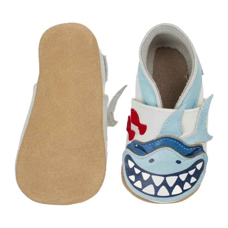 Chaussons cuir Requin-3