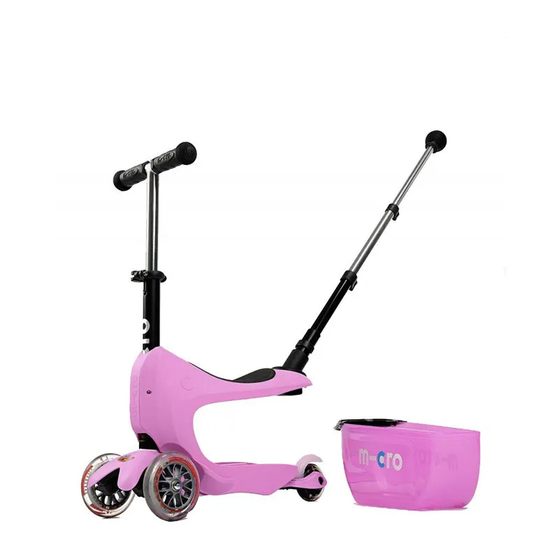 Trottinette évolutive mini2go Deluxe+ Rose -  12m+-0