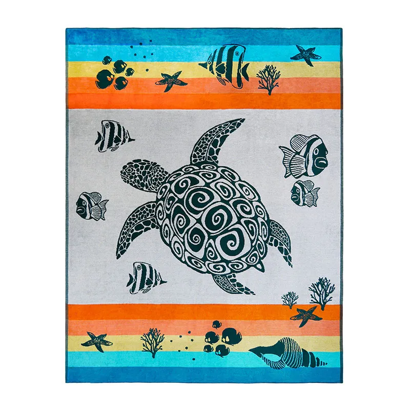 Serviette de plage XL Anafi Multicolore - 140x180cm-0