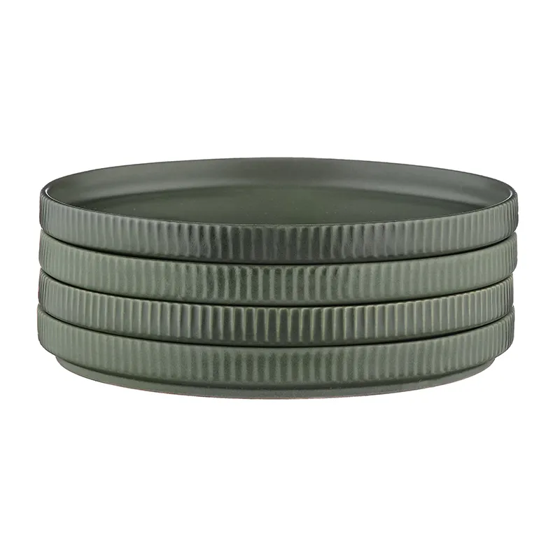 4 Assiettes Scandi Olive-2