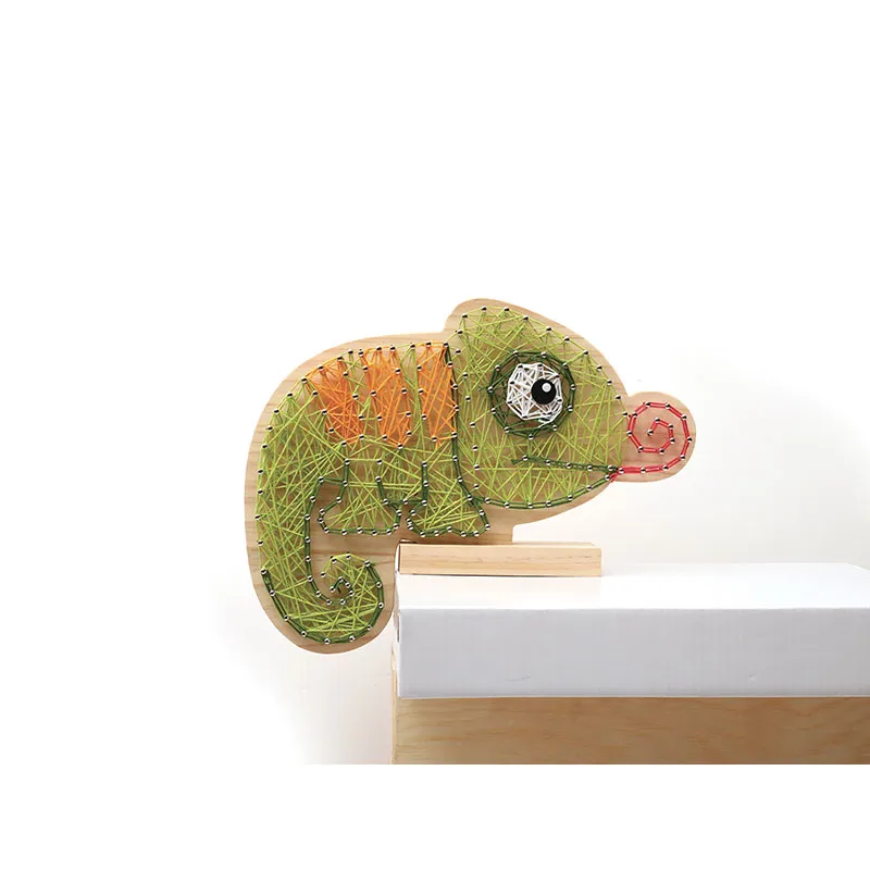 Kit créatif String Art Caméléon - 8+-2