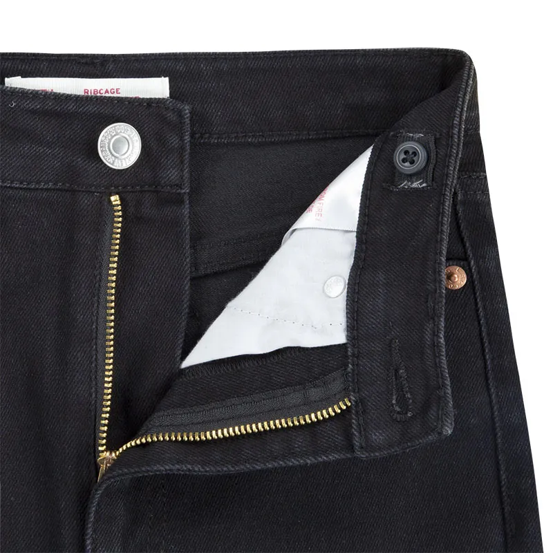 Jean Ribcage Straight - Noir-2