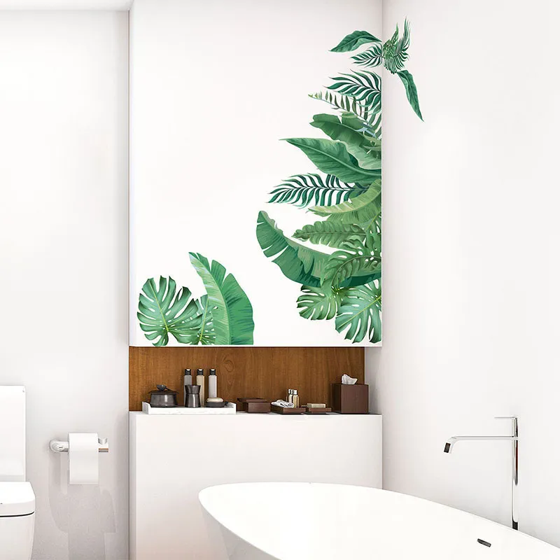 Stickers - Feuilles tropicales Vert-5
