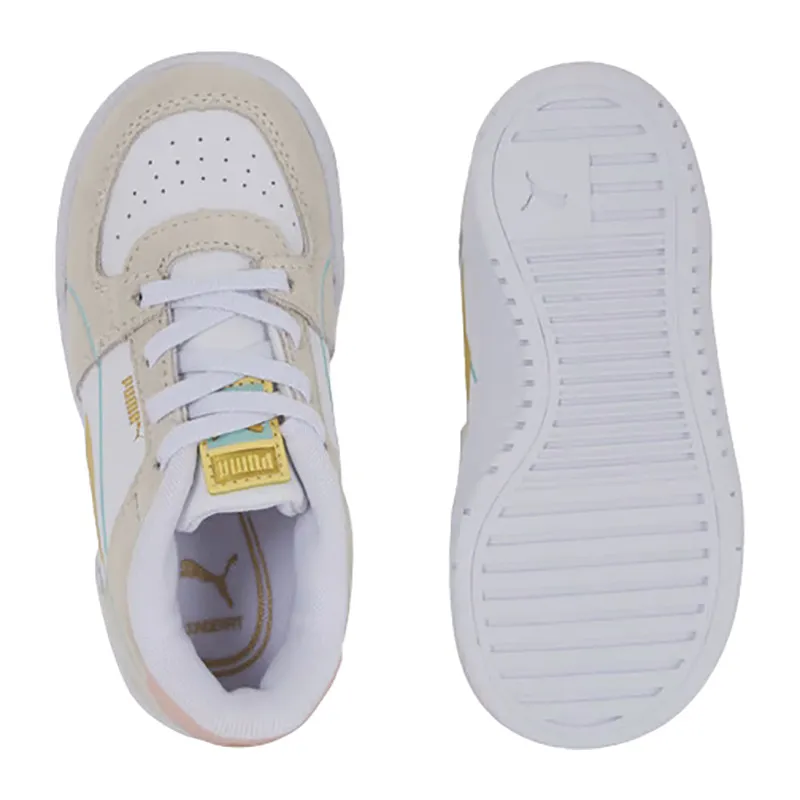 Baskets Bébé Tweak Puma - Blanc/Jaune/Bleu-1