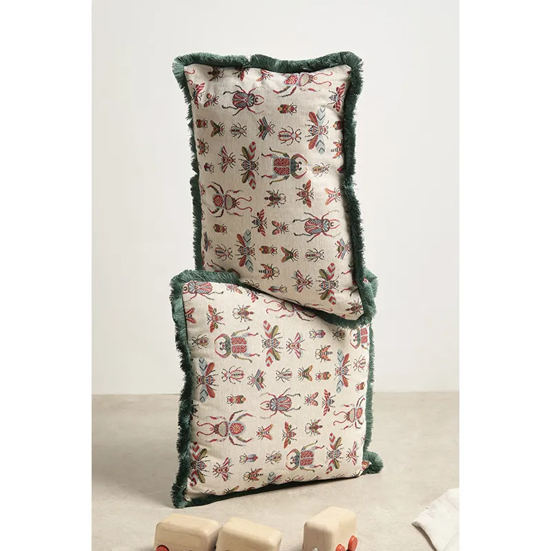 Coussin Jacquard Abeilles - 45x45cm-3