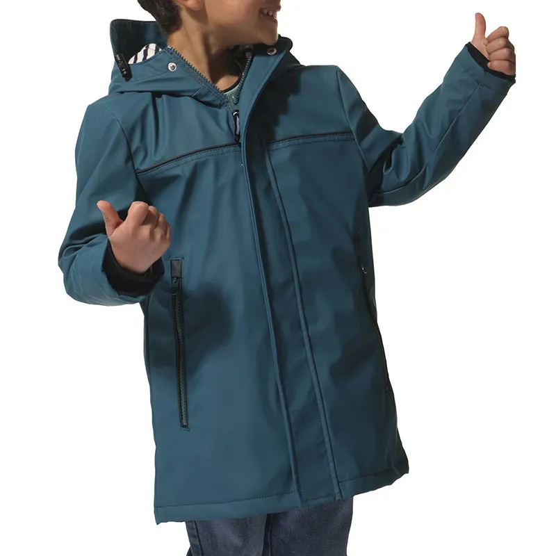 Ciré 3/4 zippé à capuche Obias Garçon - Embrun-1