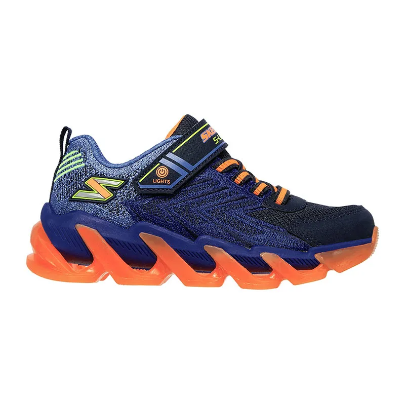 Baskets lumineuses S Lights Mega Surge - Bleu/Orange-1