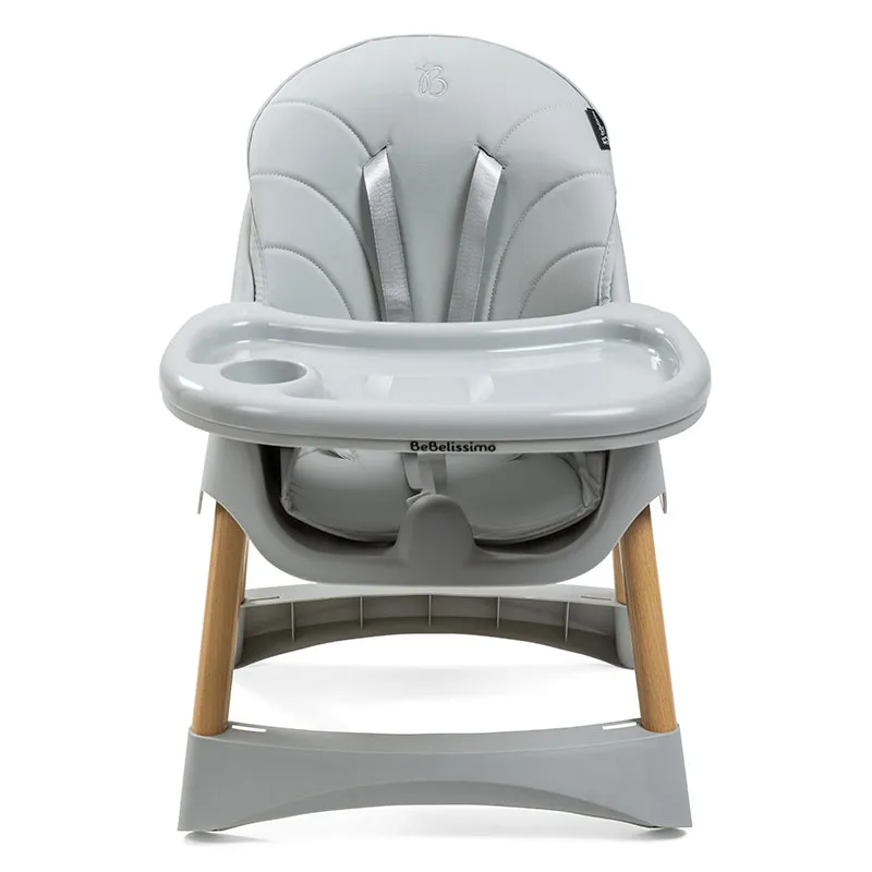 Chaise haute évolutive 2en1 Gris - 6m+-3
